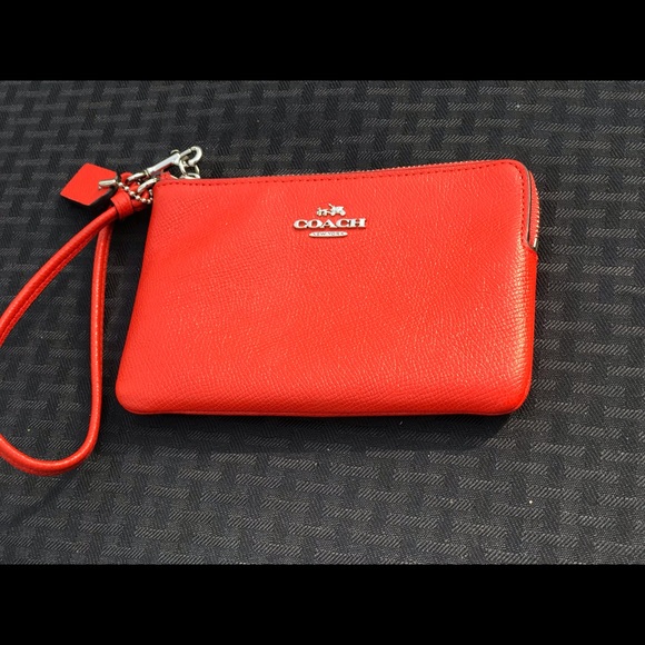 Coach Bags Coach Wristlet Wallet Crossgrain Leather Orange Poshmark